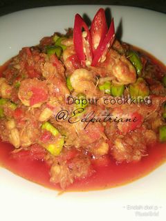 Foto resep Udang sambal bajak pete