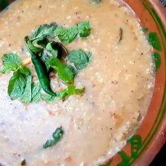 A picture of Chicken porridge.