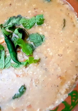 A picture of Chicken porridge.