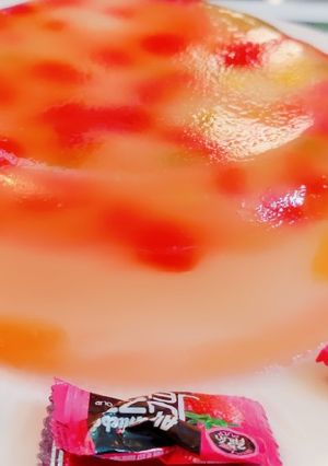 A picture of Alpenliebe jelly cake.