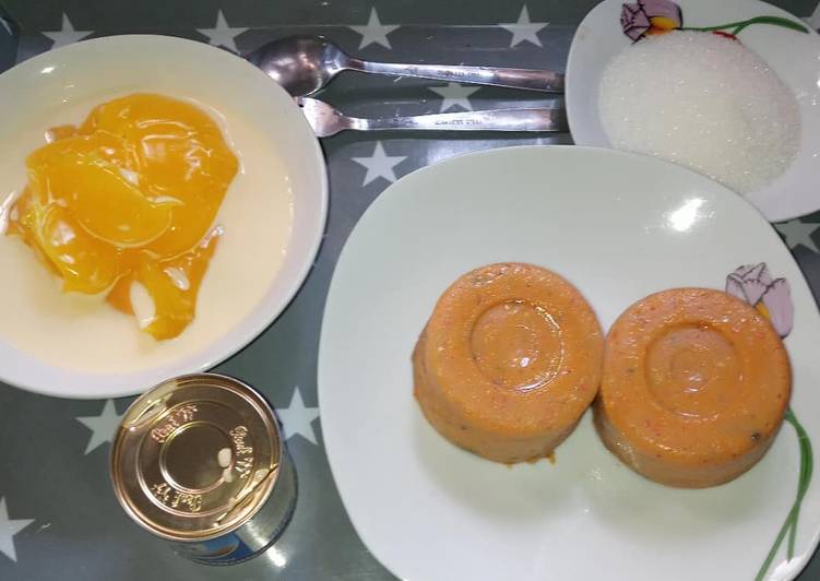 Step-by-Step Guide to Make Favorite Moi Moi and custard