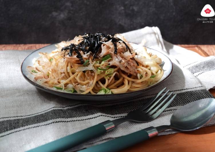Cara Gampang Menyiapkan Spaghetti Tuna dan Sayur ala Jepang 和風ツナと野菜のスパゲッティ Anti Gagal