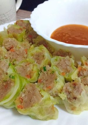 รูปของ หมูสับทรงเครื่องห่อกะหลํ่าปลี