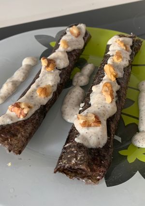 Foto principal de Rollitos rápidos de alga nori con salsa de trufa