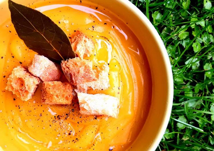 Simple Way to Make Fatto in casa super veloce Crema di zucca