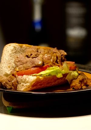 Una foto de Sándwich de carne