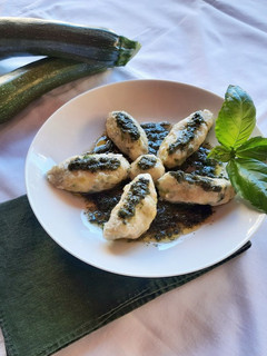 Foto di Gnudi zucchina e basilico