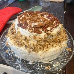 Healthy Carrot Cake 🍰 🥕🧡 A picture of Healthy Carrot Cake 🍰 🥕🧡.