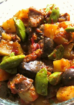Foto resep Sambel ati rempela kentang pete