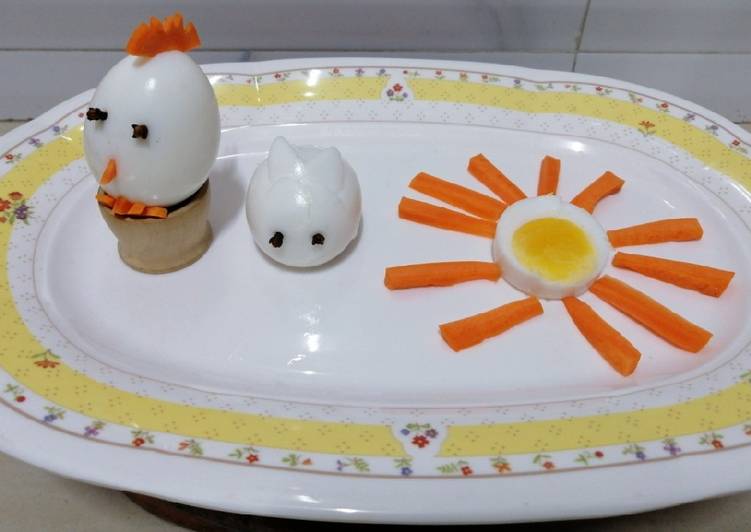 Recipe of Homemade Boiled egg emoji