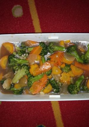 Foto resep Ca Brokoli Wortel Saus Tiram