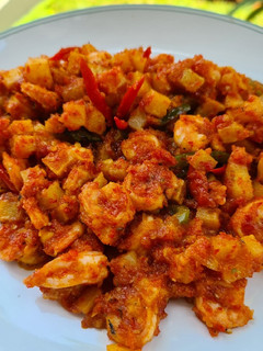 Foto resep Udang Kentang Balado