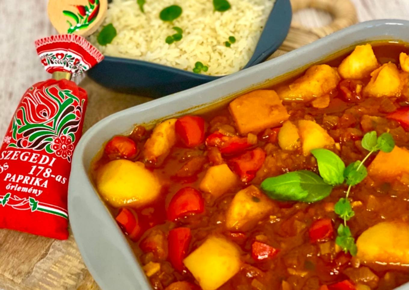 🇭🇺 GOULASH vegano ("Gulyás", Hungría)
