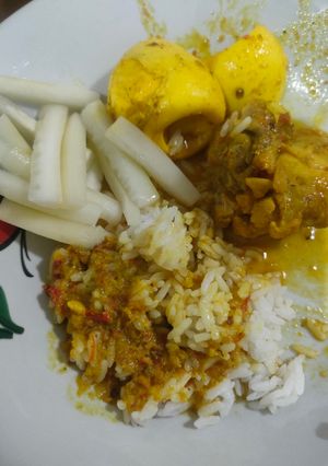 Foto resep Kare Ayam Telur