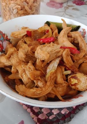 Foto resep Tumis ayam suwir