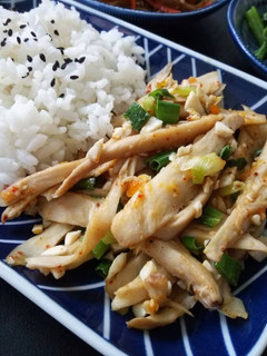 金沙手撕杏鮑菇 的食譜成品照片