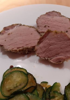 Foto di Filetto di maiale alle erbette