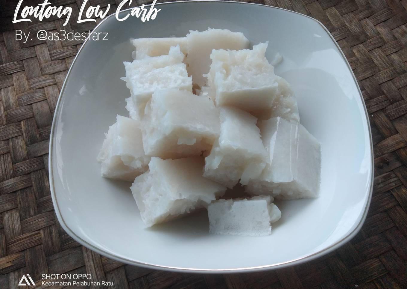Lontong Low Carb