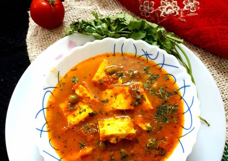 Recipe of Ultimate Matar Paneer masala