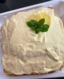 Panqué con crema de queso y limoncello