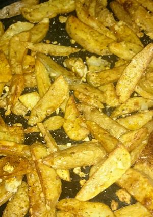 Una foto de Papas fritas crocantes especial