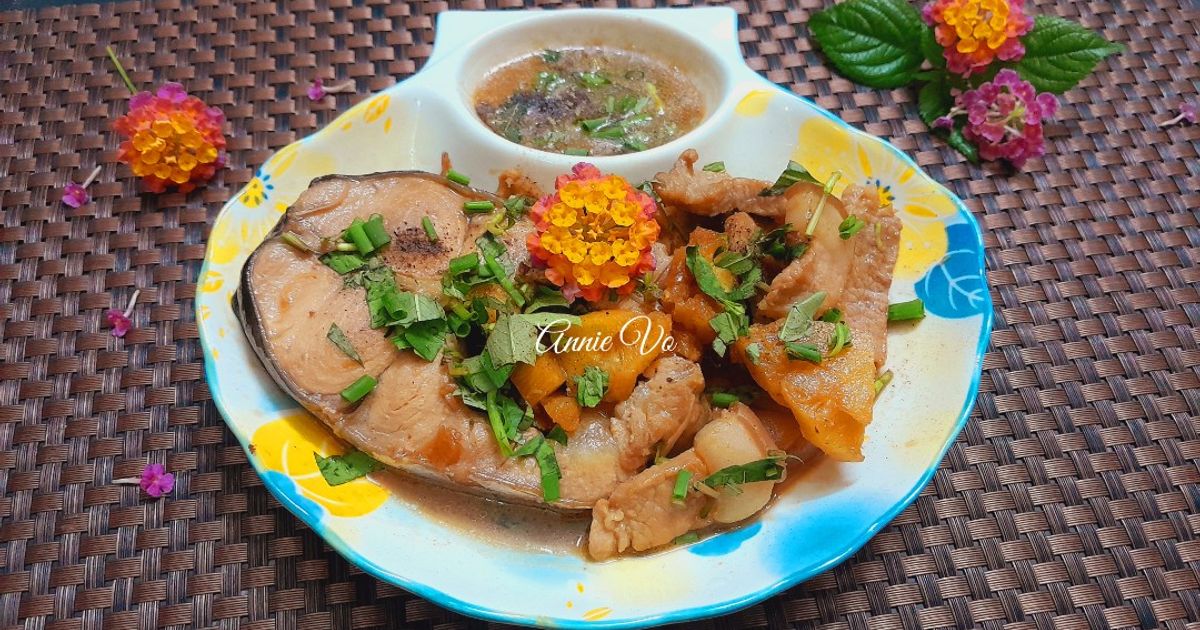 Cách Làm Món Cá Bông Lau Kho Rau Răm của Annie Vo - Cookpad