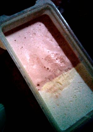 Foto resep Es krim lembut durian vs coklat