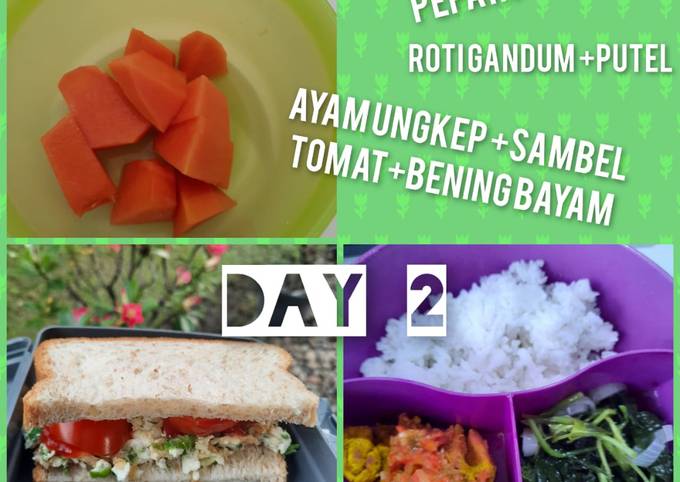 Resep Ayam Ungkep Kuning plus sambel tomat (menu diet -day 2) - easy and enak NO MINYAK, Laziss
