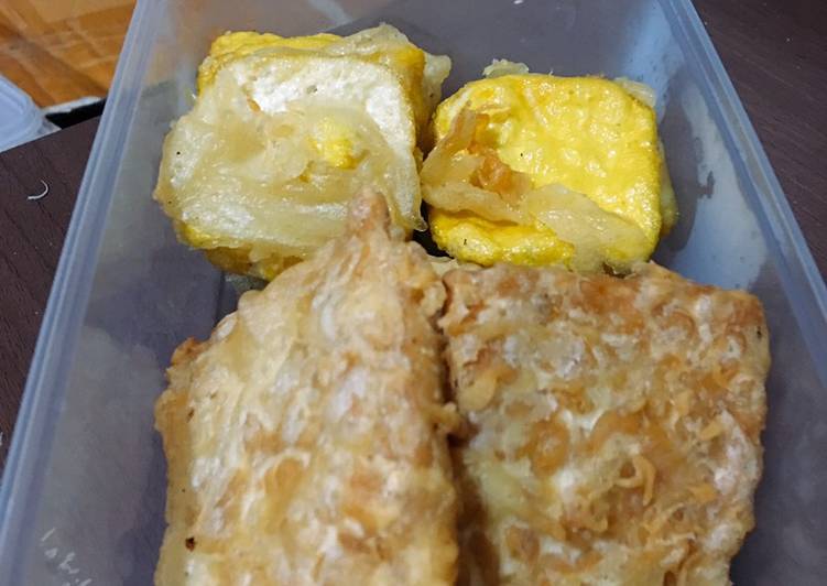 Langkah mengolah Tempe dan Tahu Goreng Sederhana yang nikmat