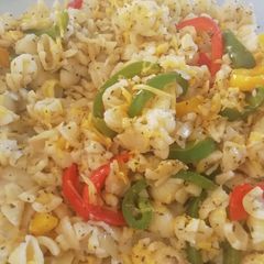 Peppery cheese macaroni A picture of Peppery cheese macaroni.