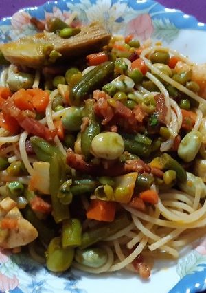 Foto principal de Espaguetis con verduras
