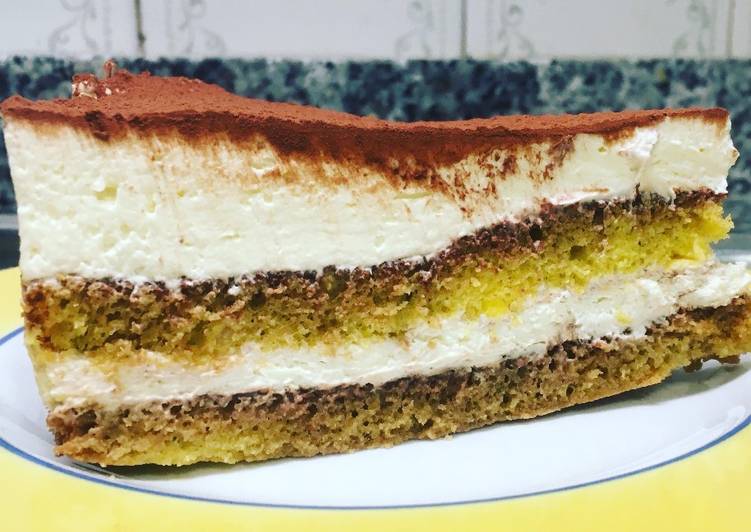 Tiramisú fácil sin huevo