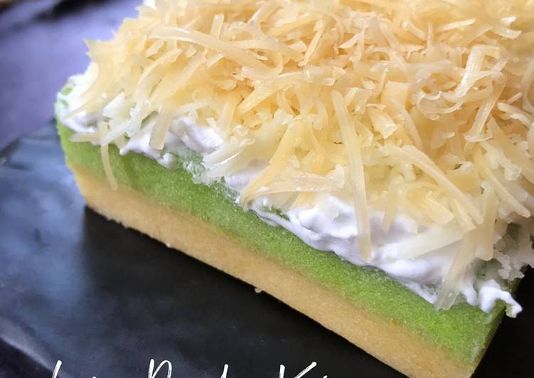Langkah Mudah untuk Menyiapkan Lapis Pandan Keju, Lezat