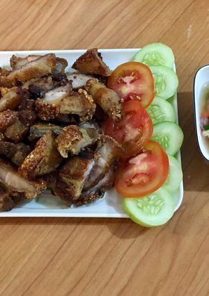Foto resep Babi Panggang Kriuukk with sambal matah