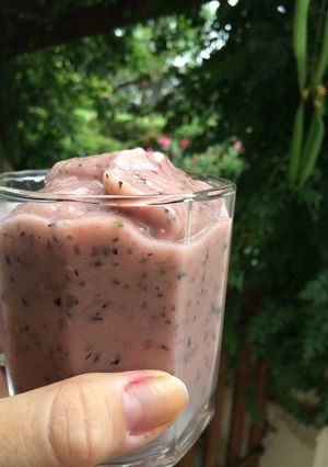 Una foto de Licuados o batidos de fruta congelada
