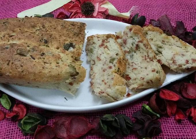 Recipe of Ultimate Savoury Cheesy Pepperoni Bread…#healthyjunior