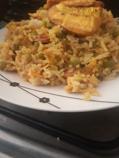 Una foto de Arroz con pollo