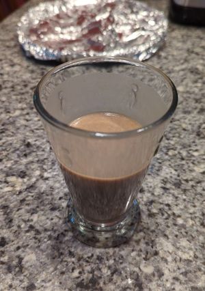 A picture of Banana Mochi Coffee Smoothie.