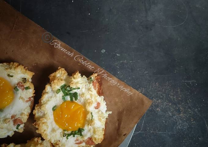 Resep: Cloud Egg Toast