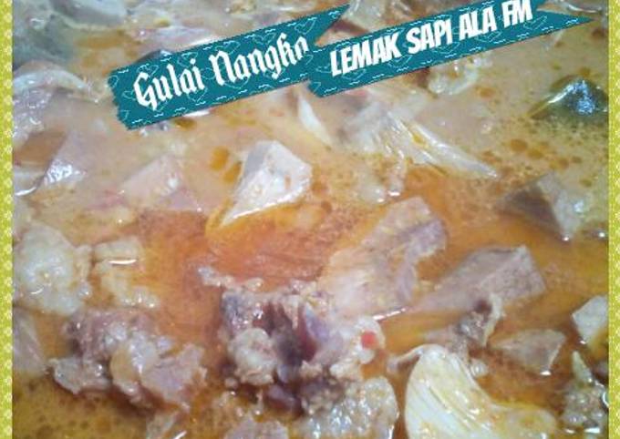 Cara Buat Gulai Nangka Lemak Sapi ala Fm Murah