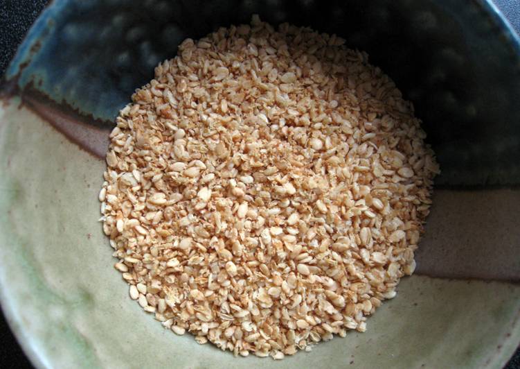 How To Grind Sesame Seeds Using A Plastic Bag