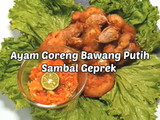Ayam Goreng Bawang Putih Sambal Geprek