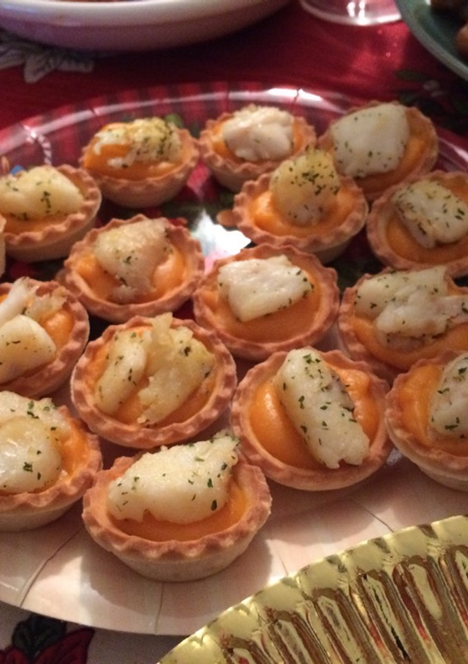 Una foto de Tapitas de bacalao a la purrusalda