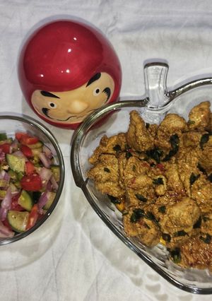 A picture of Afghani Malai Boti Karahi.