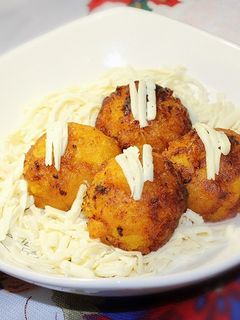 Una foto de Buñuelos de plátano