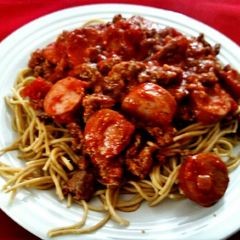 A picture of Spaghetti Sauce.