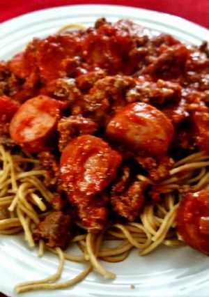 A picture of Spaghetti Sauce.