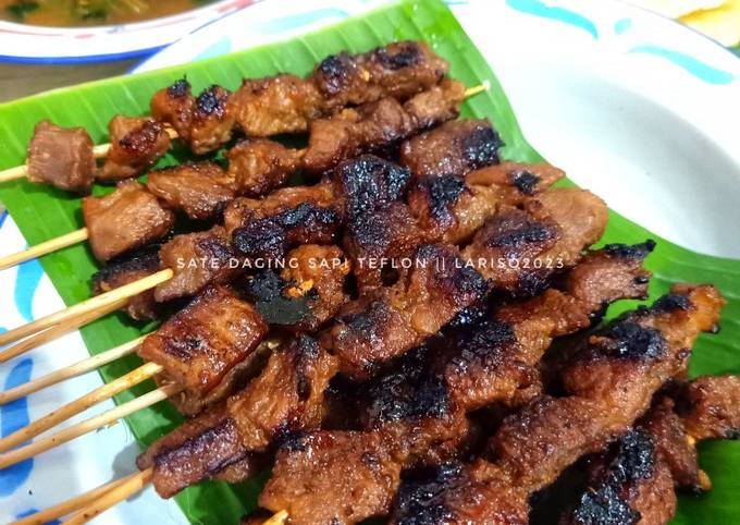 Resep Sate Daging Sapi Teflon Oleh Resintaw Cookpad