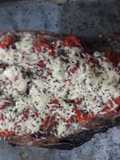 Sabalo o boga a la pizza