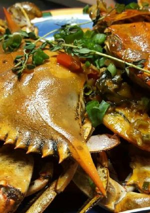 A picture of crab moko.
